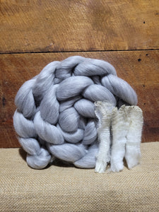 Pearl Haunui with Black Baby Alpaca and Mulberry Silk Blend